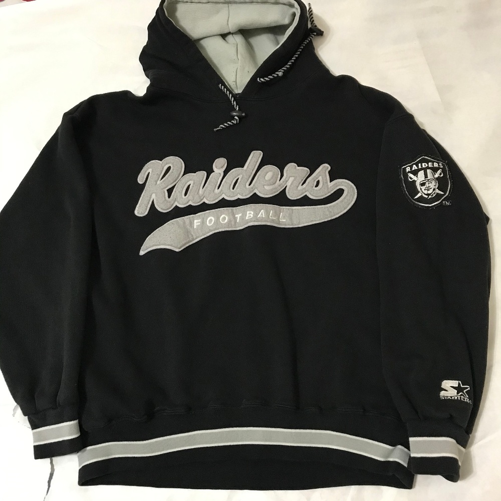 Men's Size L Vintage LA Raiders Starter Hoodie